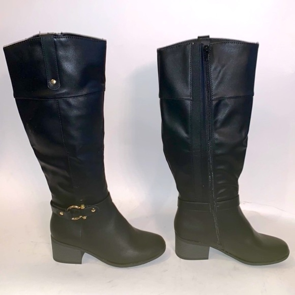 Karen Scott Vickyy riding boots in black size 5